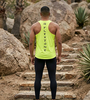 Men's Premium Qry Dri Tank Tops (Neon)