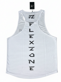 Men's Premium Qry Dri Tank Tops (White)